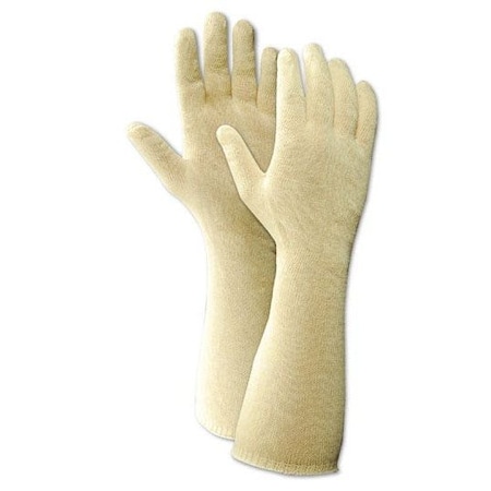 Magid Machine Knit Gloves, Natural, Size Men's (Fits Large) , 12 PK 13-651-14-COT
